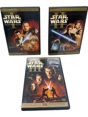 (DVD) Star Wars Episode I: The Phantom Menace Episode II Episode III Trilogy